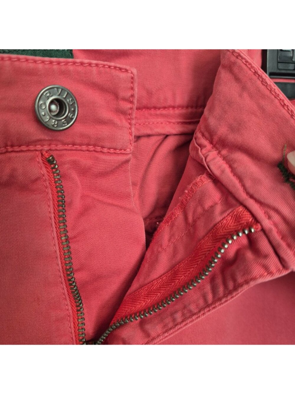 Orvis Men's Casual Red Cotton Shorts Size 38 NWT - Picture 4 of 7